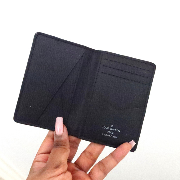 Louis Vuitton Pocket Organizer Taiga Leather EXCELLENT